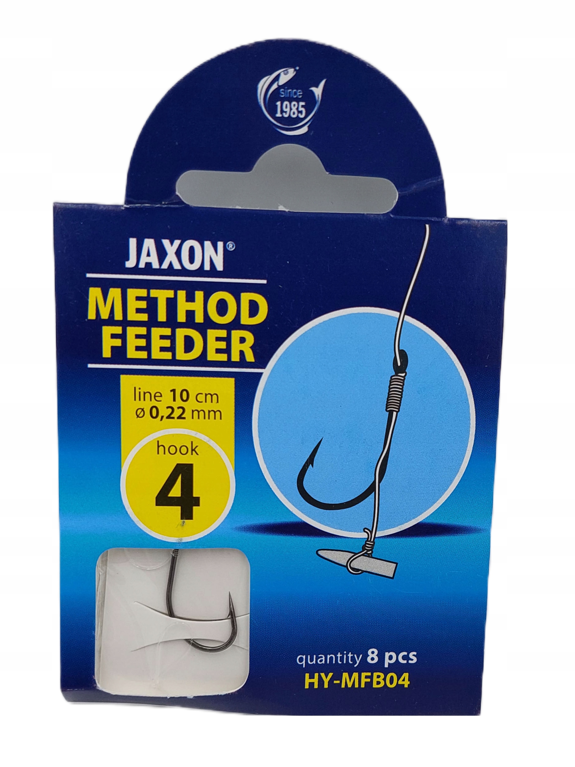 Haczyki Jaxon Przypon do Method Feeder Push Stop 4