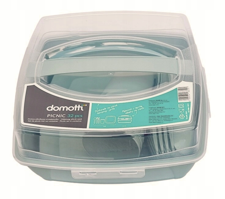 ZESTAW PIKNIKOWY KEMPINGOWY NACZYNIA SZTUĆCE TURYSTYCZNE 32SZT 6osób EAN (GTIN) 5904134283191