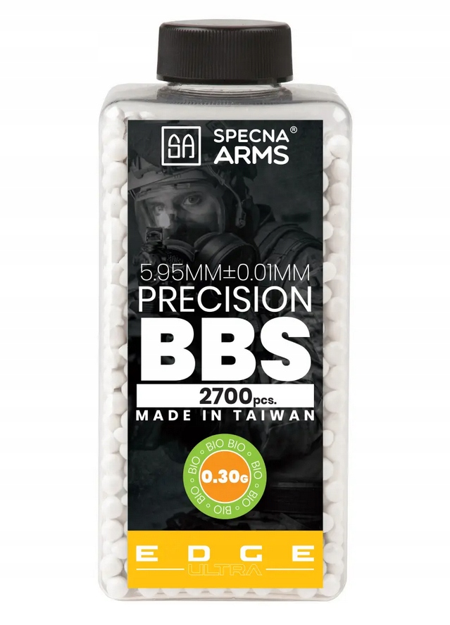 Specna Arms Edge Ultra Bio precyzyjne kulki 0,30g 2700szt. Butelka