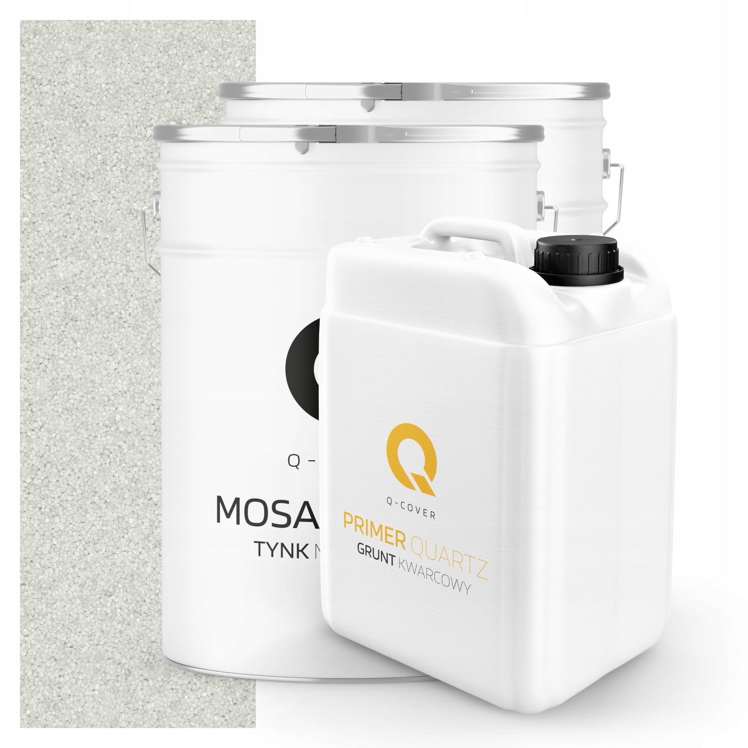 Mozaiková Omítka Bílá M01 Pryskyřičná Ozdobná Vnější 2x 25KG Půda 13m2