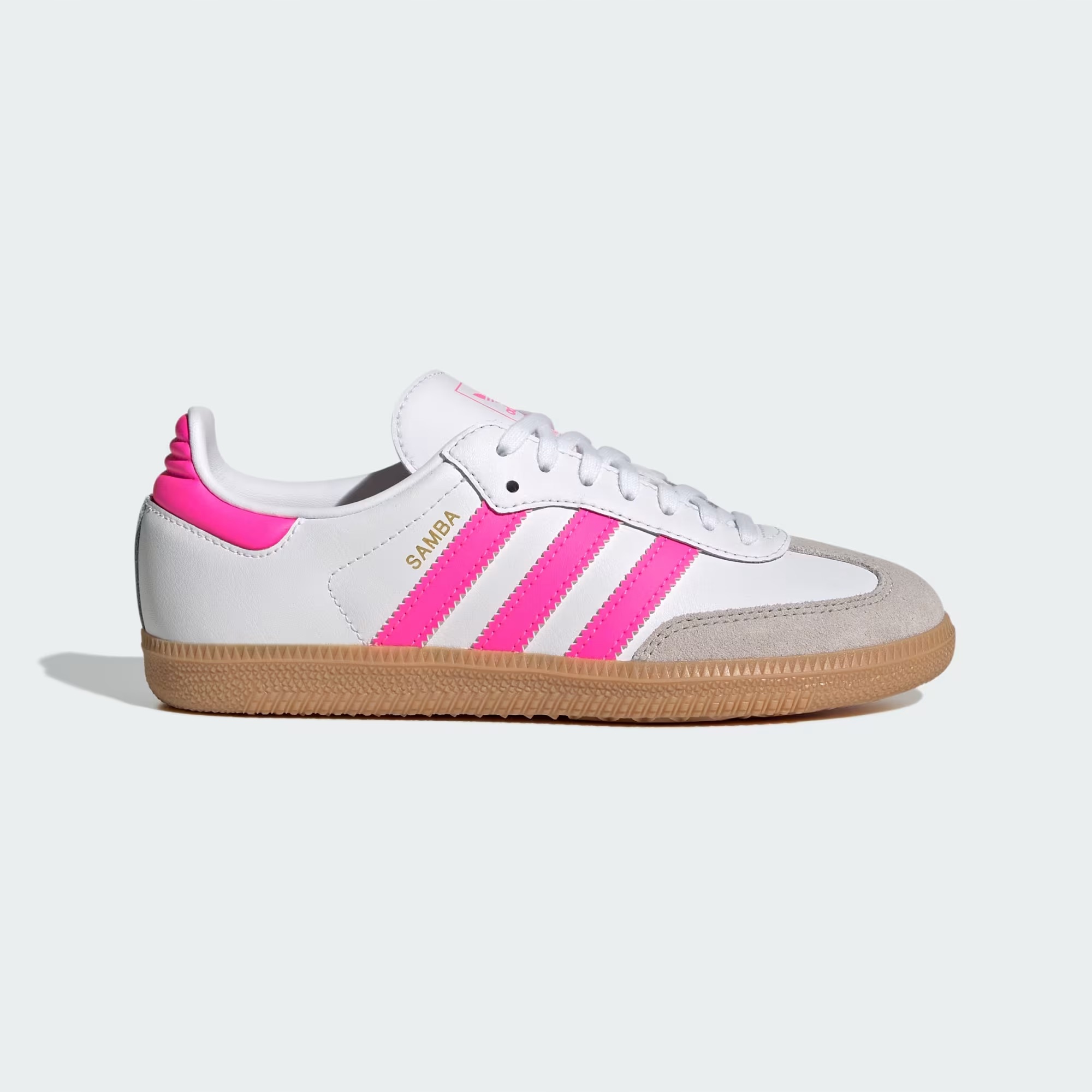 Dámské boty Adidas Samba Og JQ2831 bílé růžové kožené retro 40