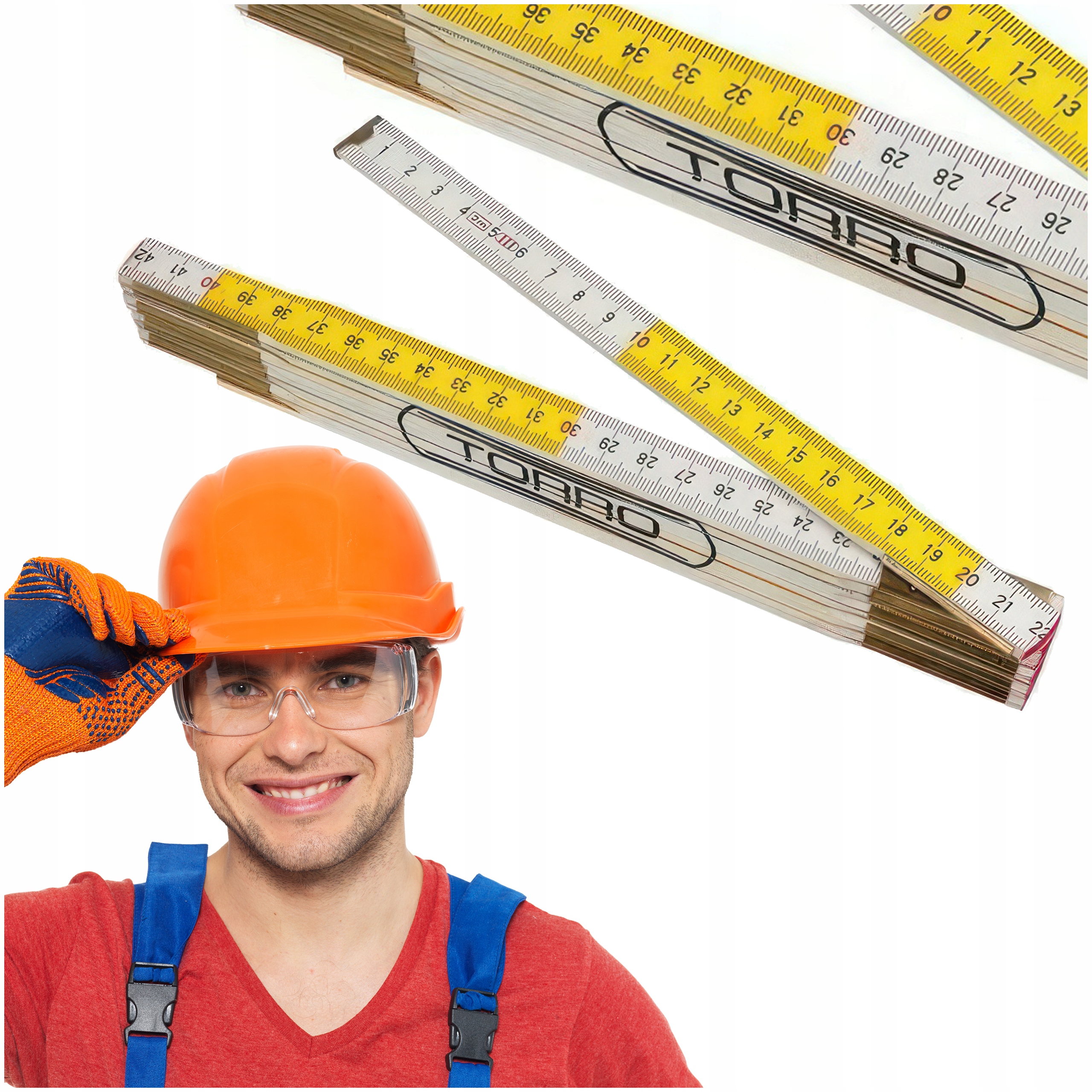 MIARA MIARKA DREWNIANA SKŁADANA METRÓWKA 2m MOCNA