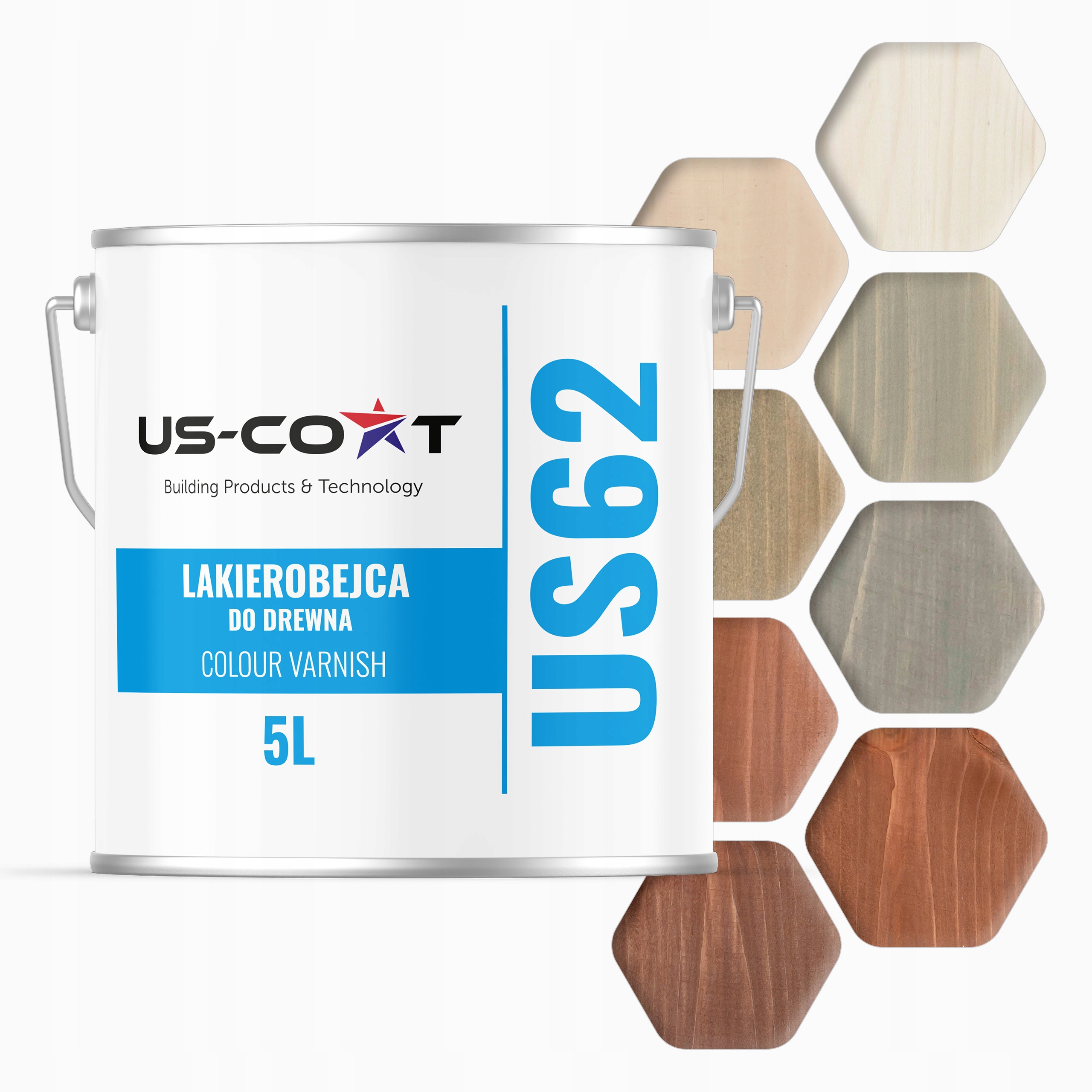 Lak Na Drevo 3V1 Extra Lazúra 5L Ochranná Farba 16 Polomatná