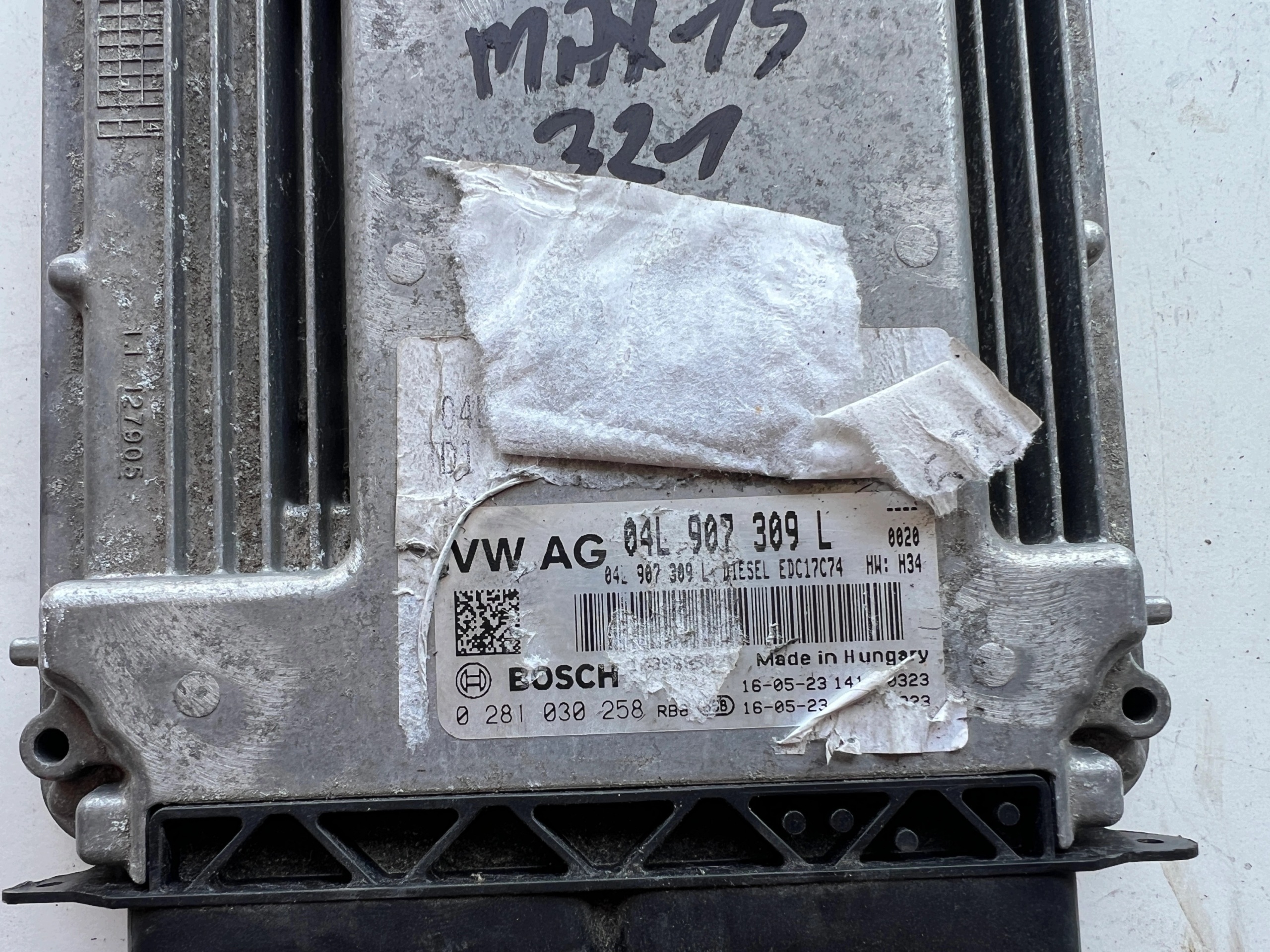 AUDI A4 2.0 TDI 04L907309L 0281030258 computer Originale
