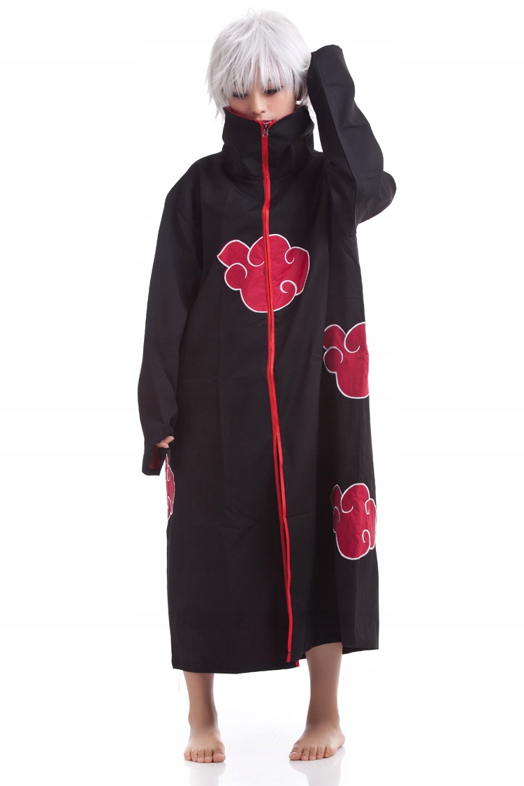KOSTIUM ITACHI AKATSUKI NARUTO COSPLAY 158/164 Rozmiar S