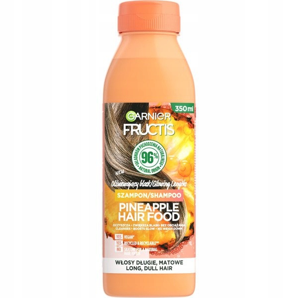 Garnier Fructis Pineapple Hair Food šampón pre dlhé a matné vlasy