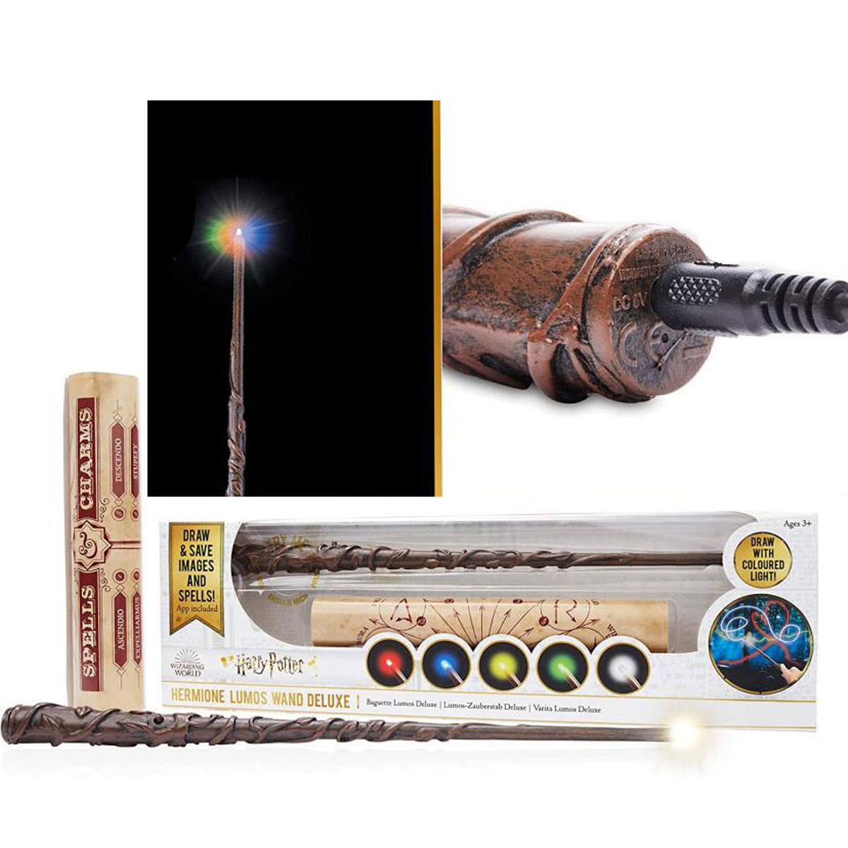 

Magiczna Różdżka Harry Potter Świecąca Hermiona