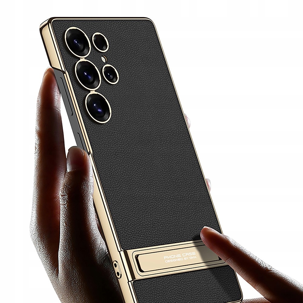 Skórzane Etui do Samsung Galaxy S25 Ultra, Electro Frame Leather cover case