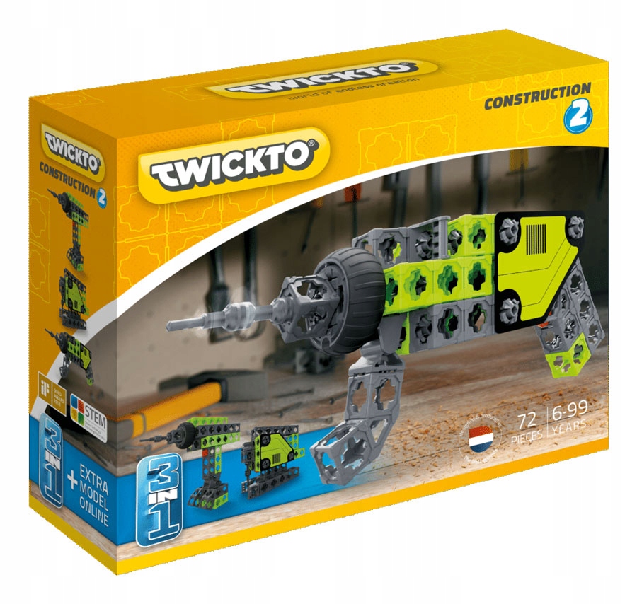 

Klocki Twickto 3in1 zestaw konstrukcyjny 2