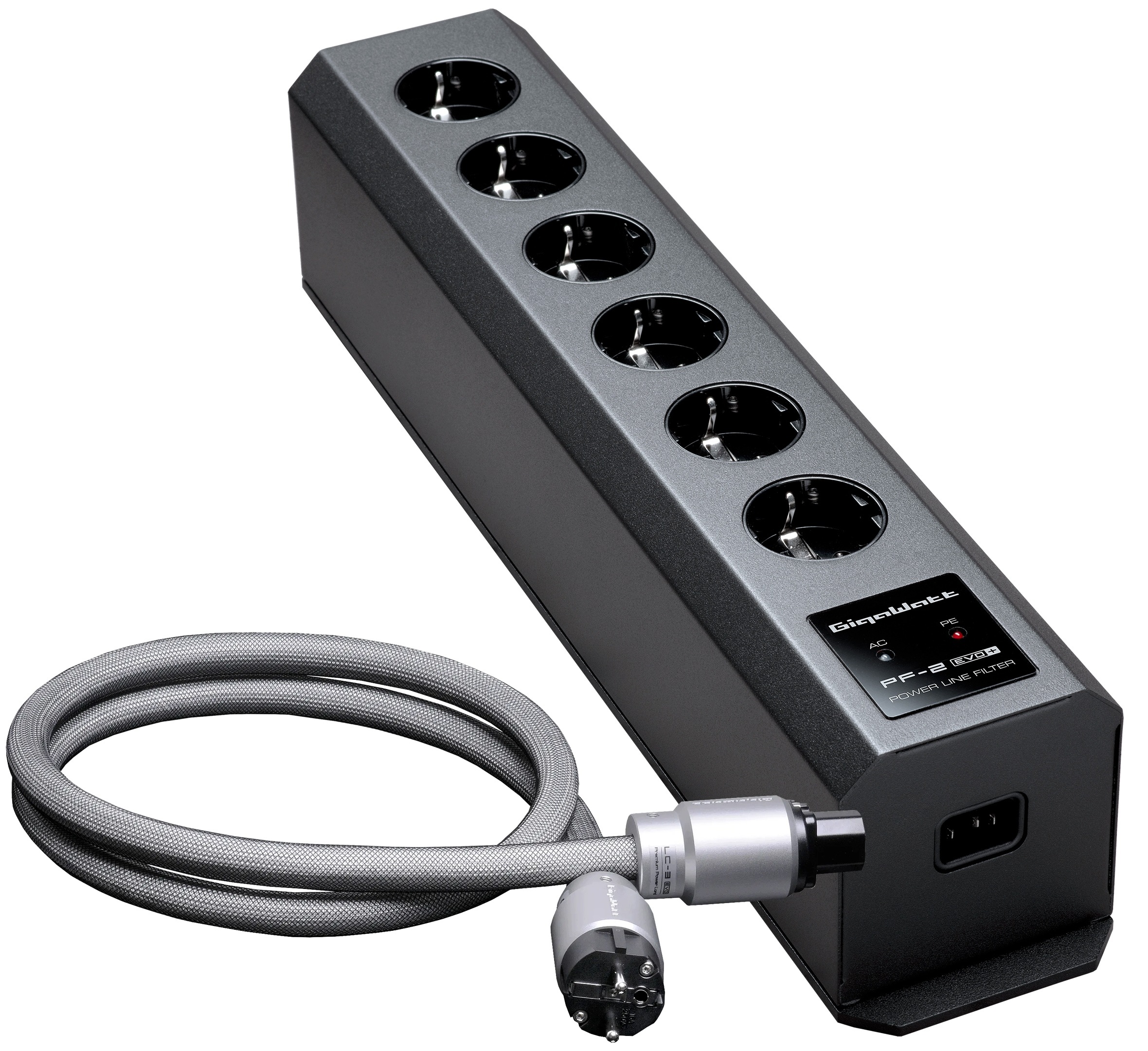 GigaWatt PF-2 Evo+ (PowerSync Ultra 1.5m) Listwa zasilająca z kablem