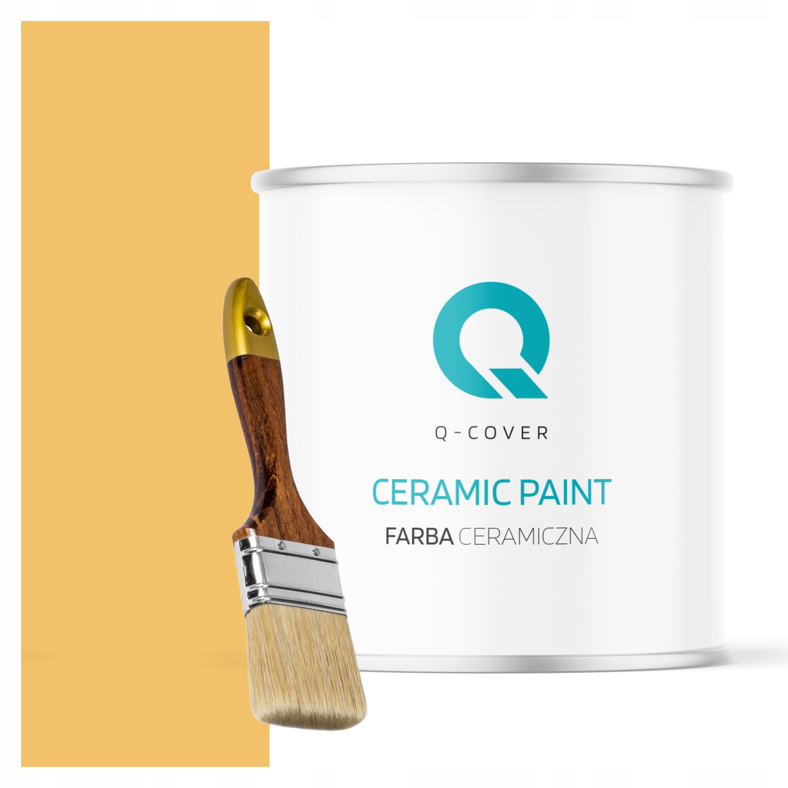Keramická Farba Na Stenu Medová H6554 5L Mat Poľský Výrobca Štetec