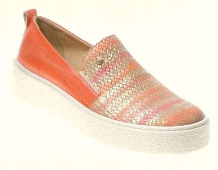 Laura Messi 2814 Polobotka Oranžová Vel 37