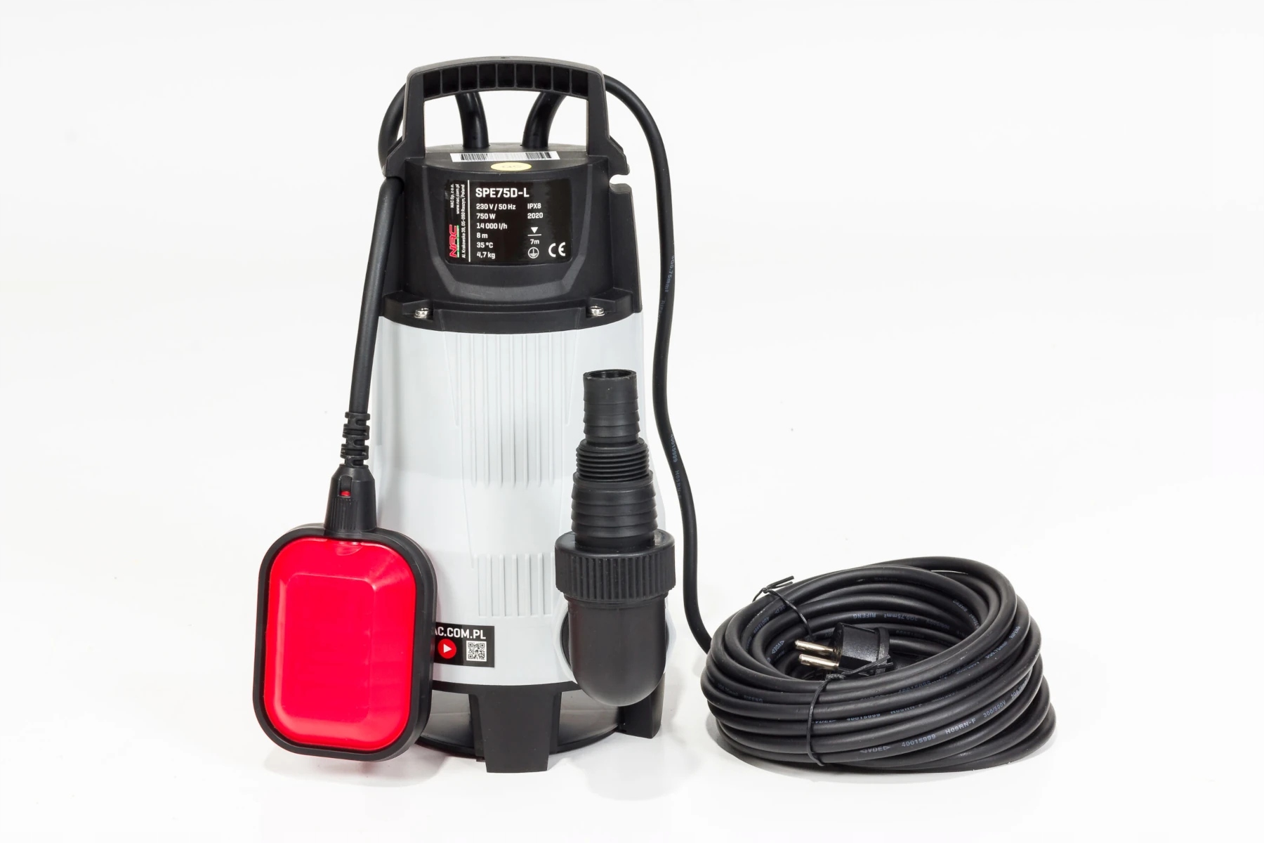 Čerpadlo na špinavú vodu 750 W SPE75D-L Nac