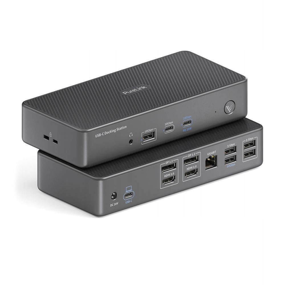 Vuelogic VL-D210DL stacja dokująca USB-C z technologią DisplayLink 14-in-1