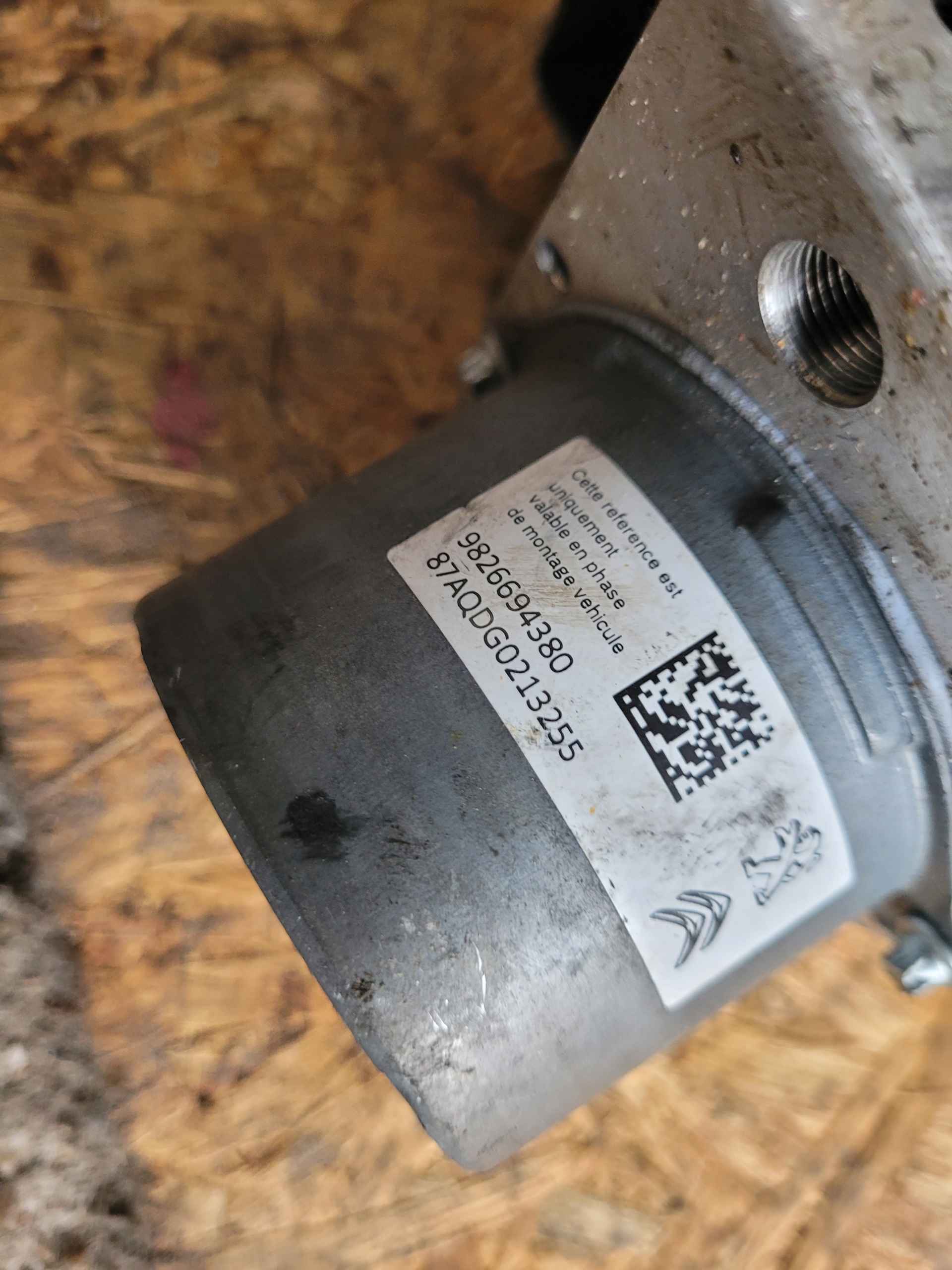 pump ABS brake PSA 9826694380