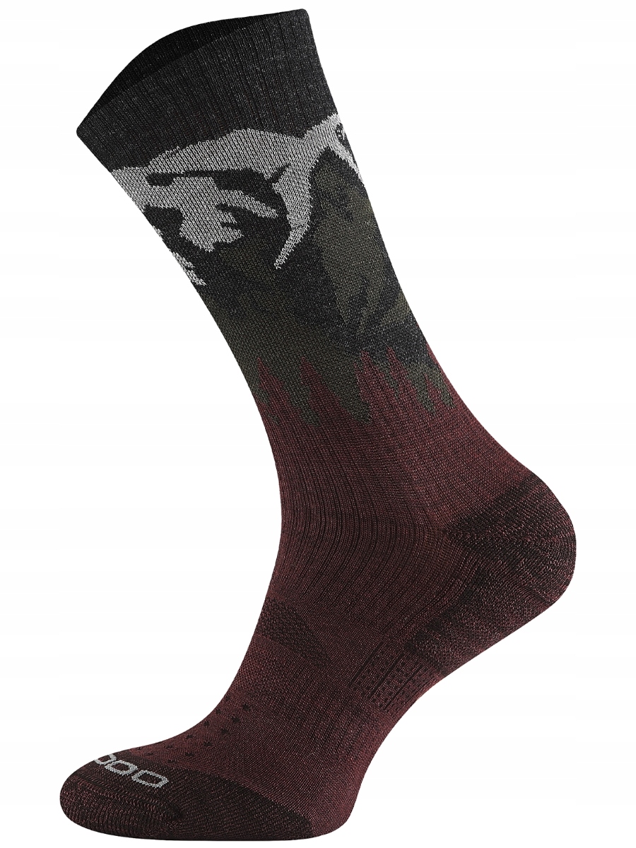 Skarpety trekkingowe Comodo TR19 Merino Fusion 39-42 burgundy