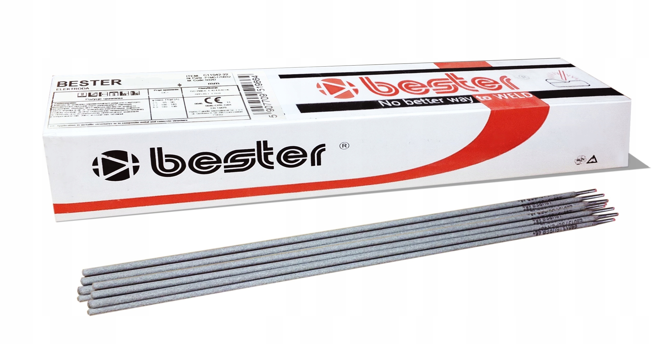 

Elektrody spawalnicze Bester Rut-Cel6012 Ø4; 1,9kg