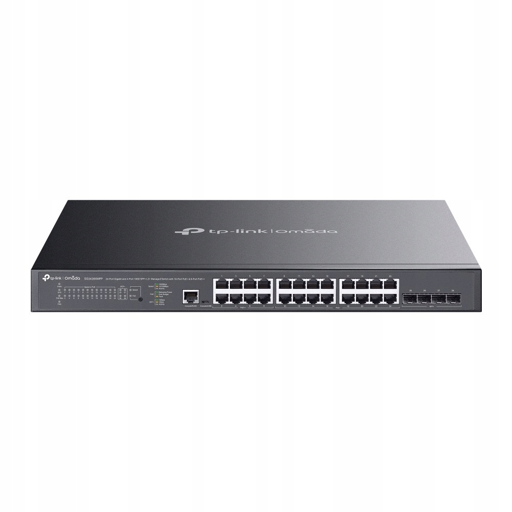 Tp-link Przełącznik SG3428XMPP 24xGE PoE+ 4xSFP+
