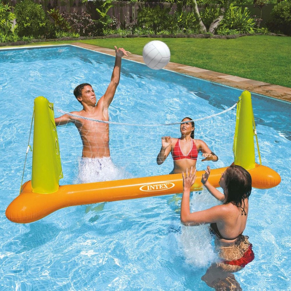 DMUCHANA SIATKÓWKA SIATKA+PIŁKA BASEN INTEX 56508 Marka Intex