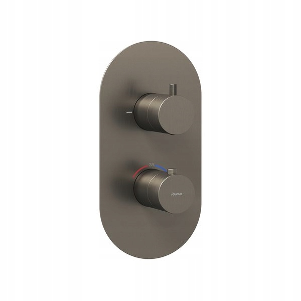 Ravak Espirit podomietková termostatická batéria 2-cestná grafit X070323