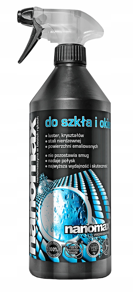 

Nanomax Płyn Mycia do Szyb Szkła Okien z 1l 5132