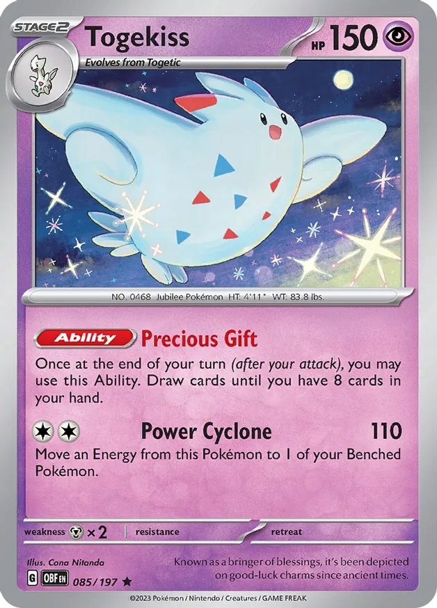 Togekiss (obf 085/230) Holo Obsidian Flames