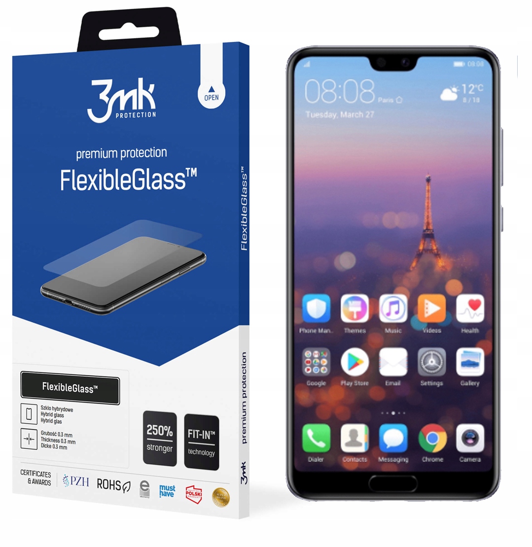 

Szkło 3MK FlexibleGlass do Huawei P20 Pro
