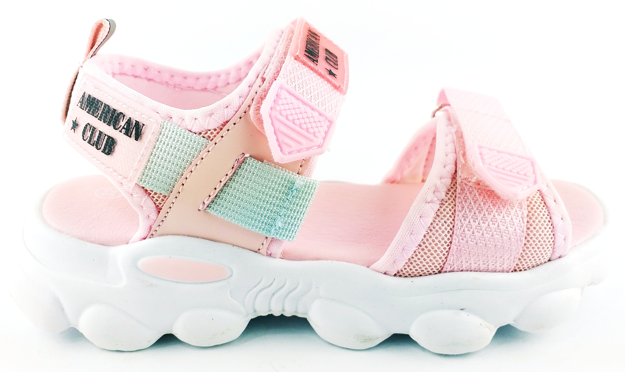 

American Club Buty Dziecięce Sandały Na Rzepy 34