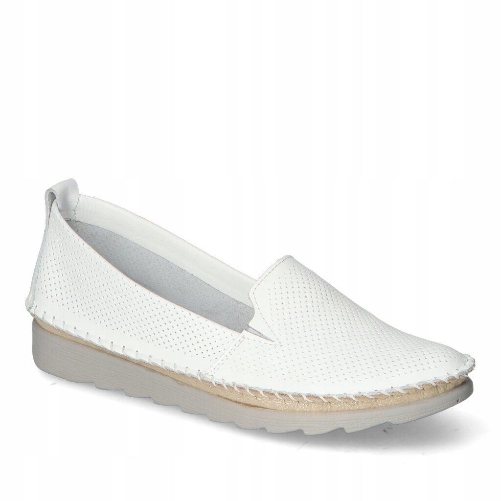 Polobotky Artiker 54C0743 Bílé/Zlaté lico 40