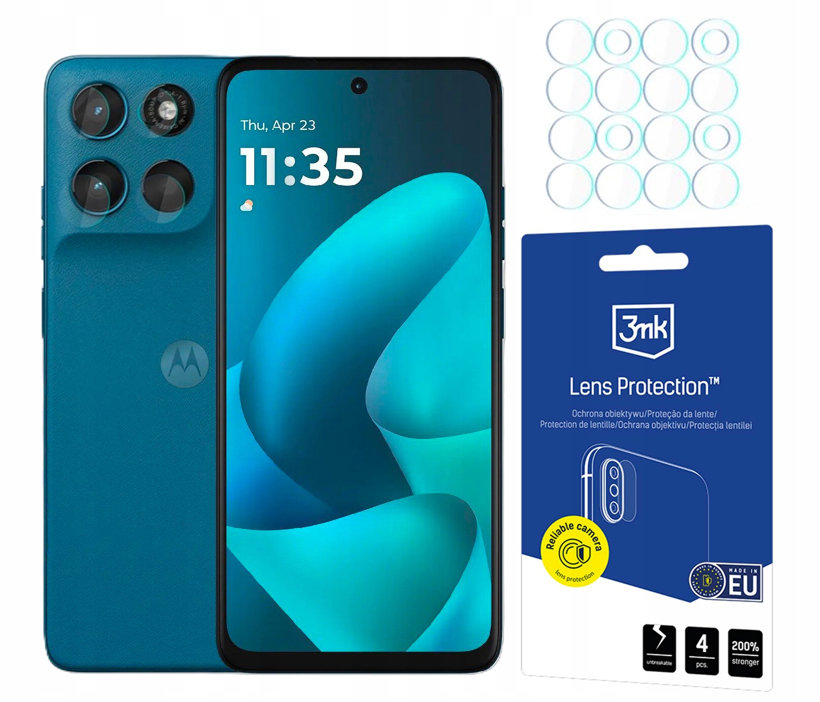 3MK Sklo na objektiv pro Motorola Moto G57 Power 4ks