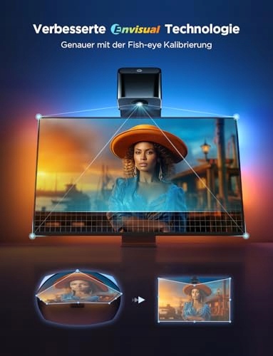 GOVEE Taśma LED TV RGBICW 3 Lite 3,6M z Kamerą i Sterowaniem Aplikacją — miniatura 2