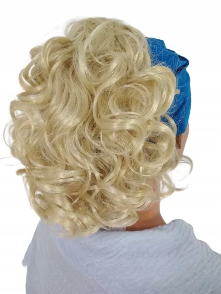 Příčesek, dopinka, mokrá italská platinová blond-Nessaja wigs shop Krakov