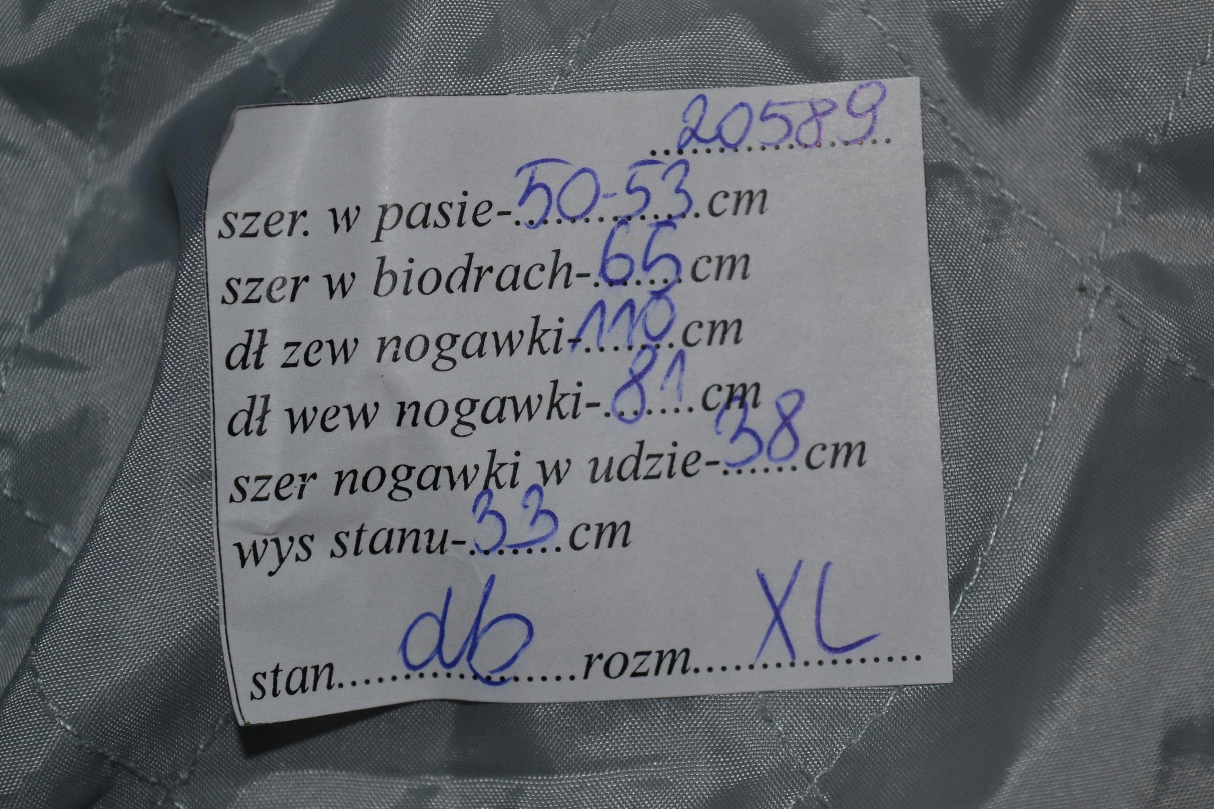 CAVENLINE MĘSKIE SPODNIE TURYSTYCZNE TREKINGOWE XL Rozmiar XL