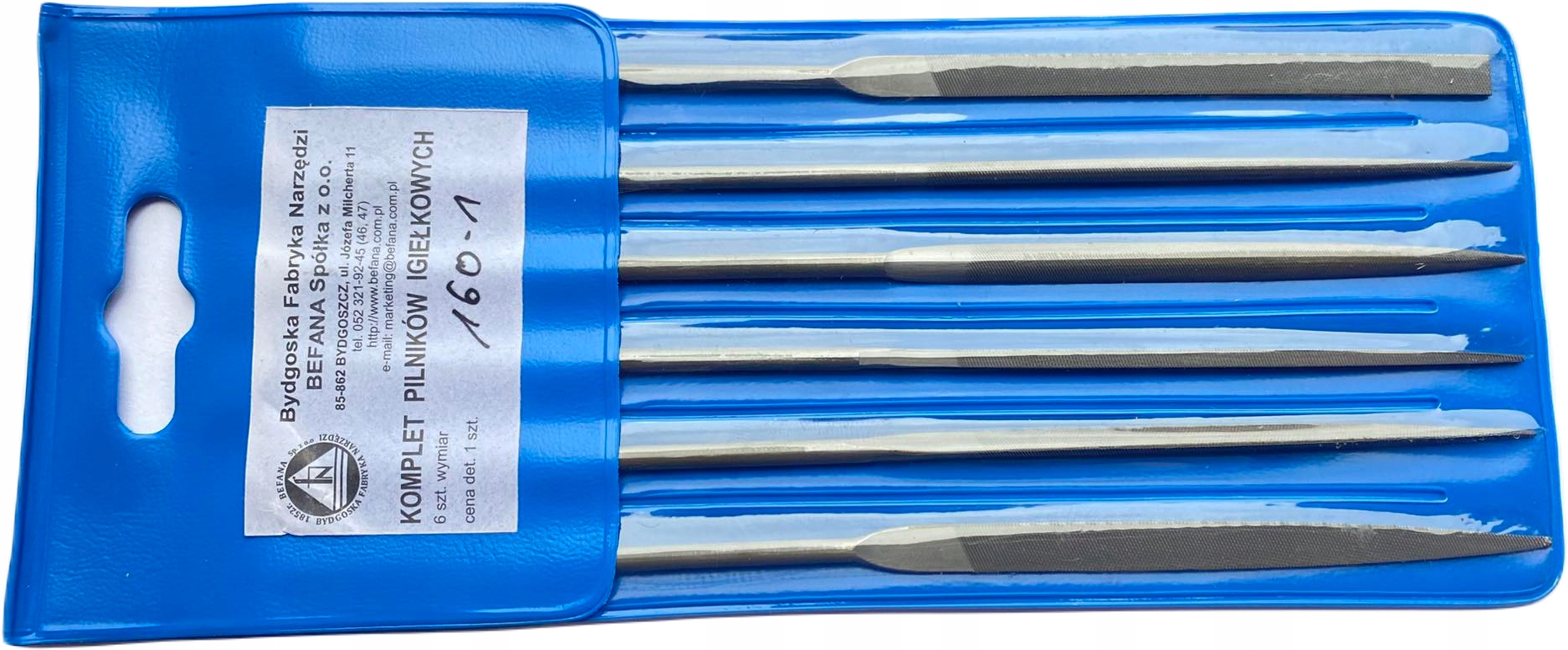 Zestaw pilników igiełkowych Rpj 6 szt. 160/80-1 Befana (89217)