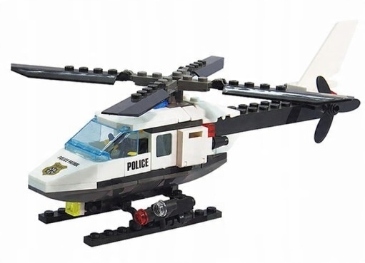 

Klocki Helikopter Policyjny 102el