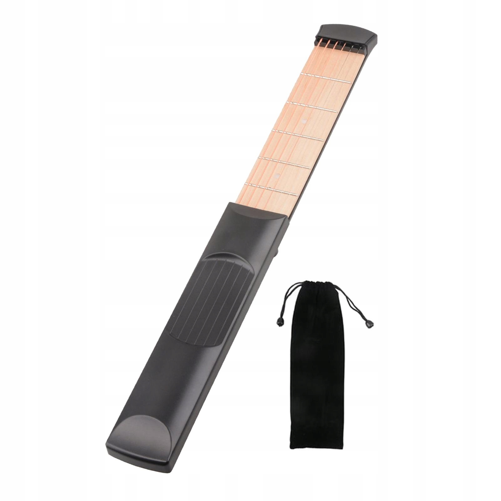 Mini gitara akustyczna kieszonkowa z 6 progami Marka bez marki
