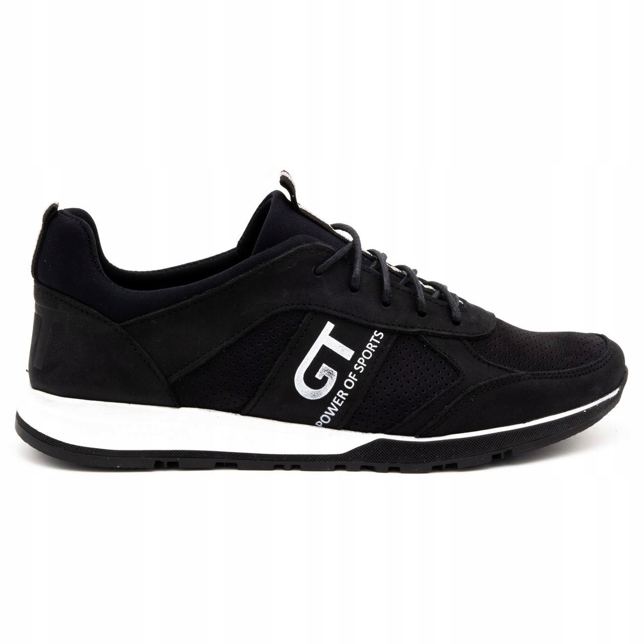 

Buty męskie skórzane casual 2111P czarne 42