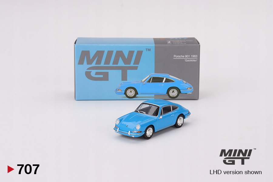 Mini Gt Porsche 911 (901) 1963 Quickblau 1:64