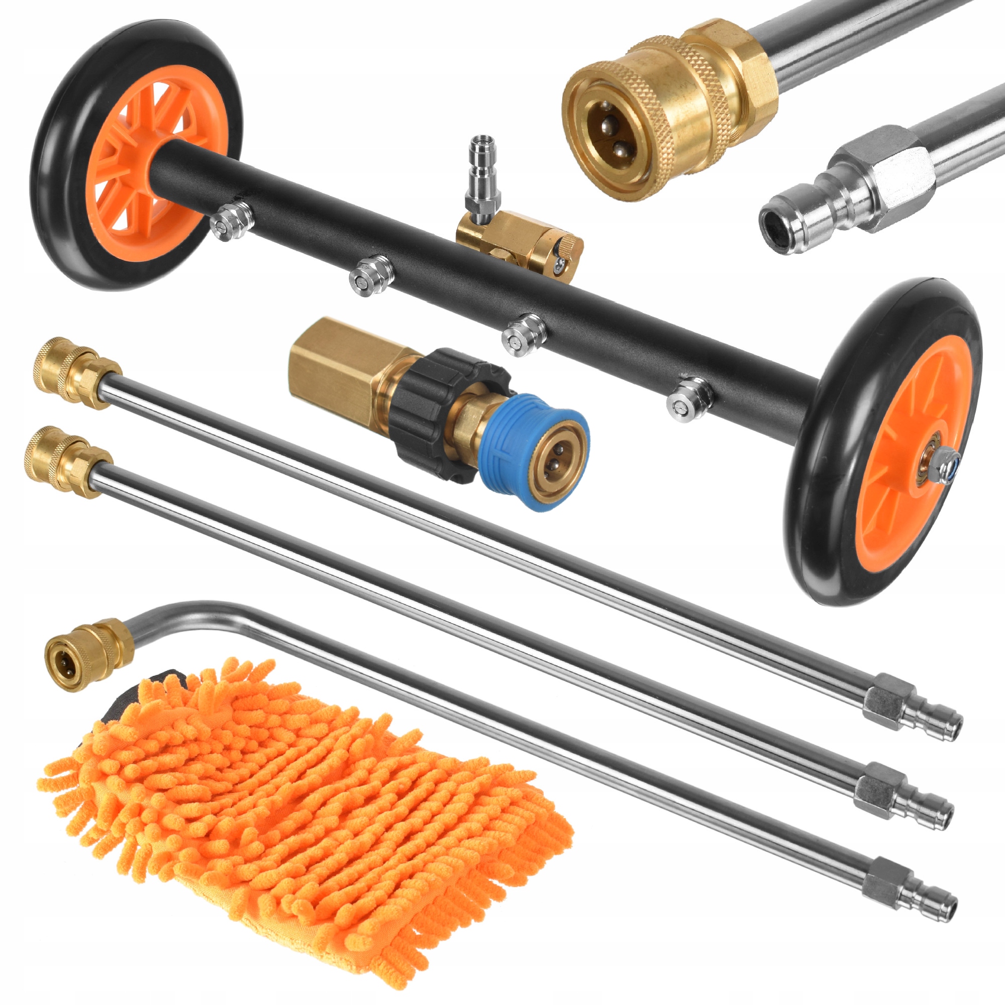 Tlaková lišta na mytí podvozku 415 mm M22 Karcher Hd Hds Easy Lock