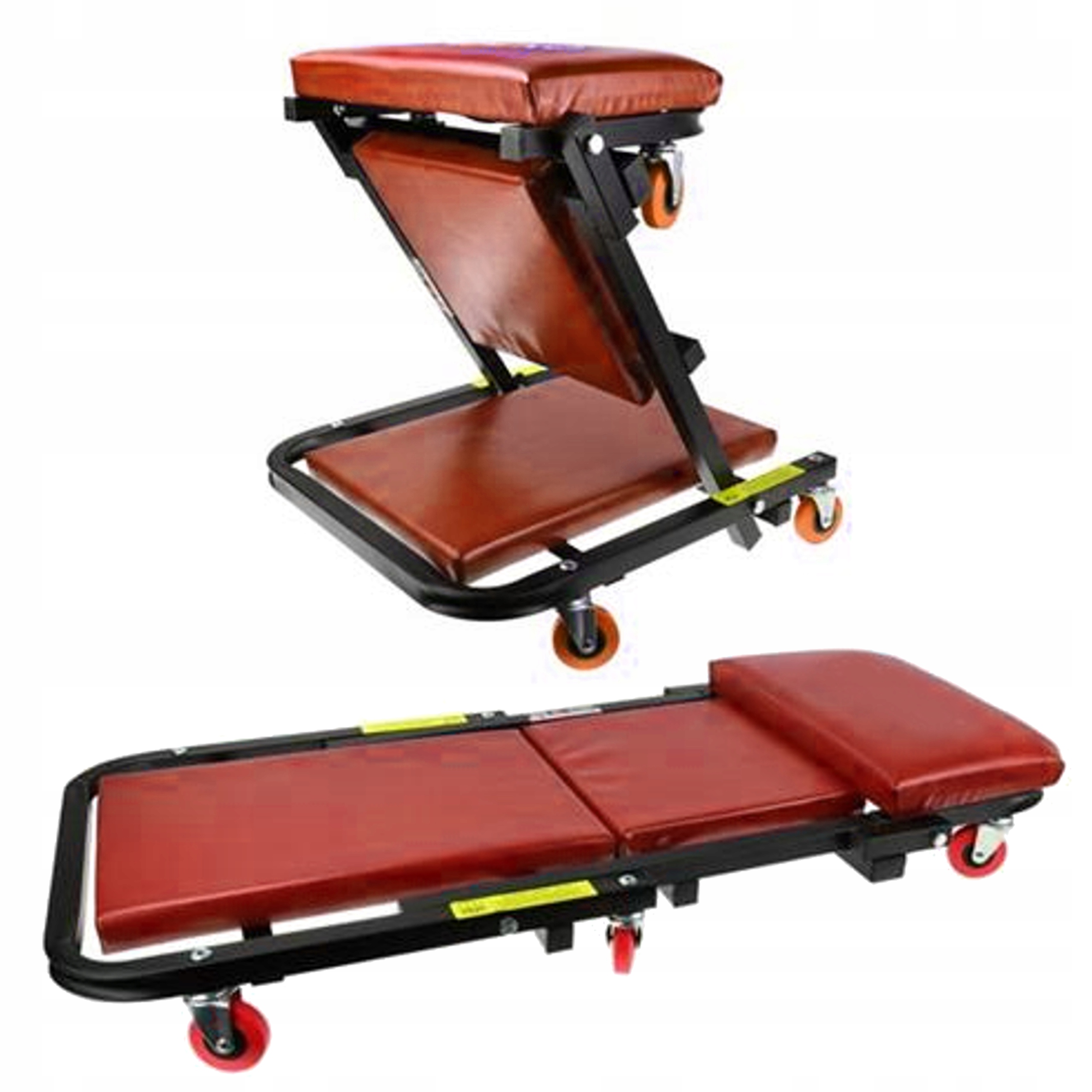 LEZANKA WARSZATOWA SKLADANA 2w1 TABORET WOZEK