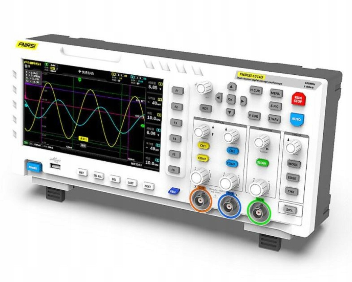 Digitálny osciloskop Fnirsi 1014D 2v1 100 MHz 1 GS/s
