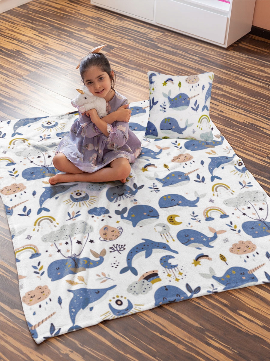 KOMPLET DZIECIĘCY DO ŁÓŻECZKA KOC 130x170 POSZEWKA Marka Domarex