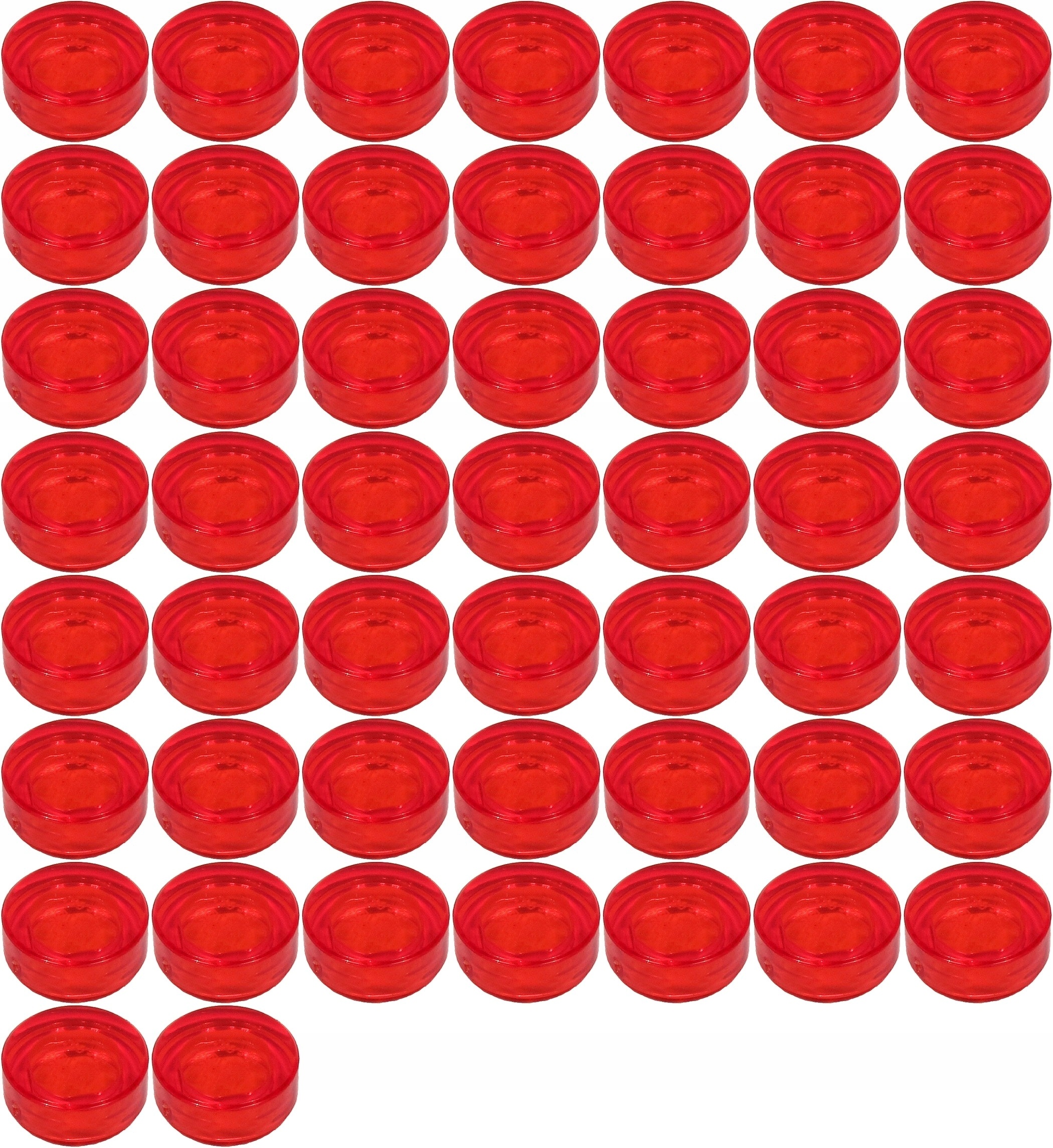 

Lego 98138 1x1 Tile trans czerwona (6g) 51 szt