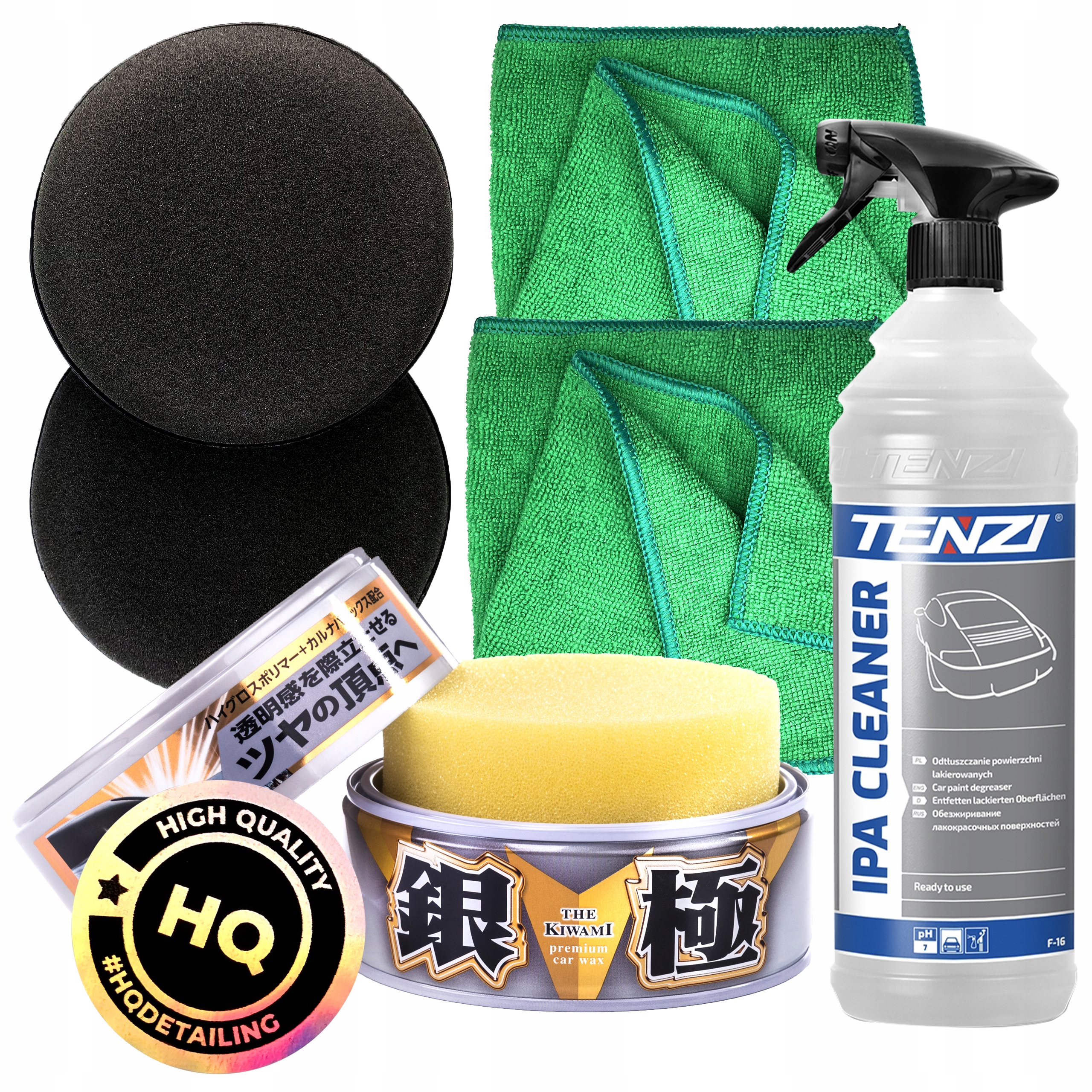 SOFT99 КОМПЛЕКТ ВОСК КИВАМИ СВЕТ + TENZI IPA