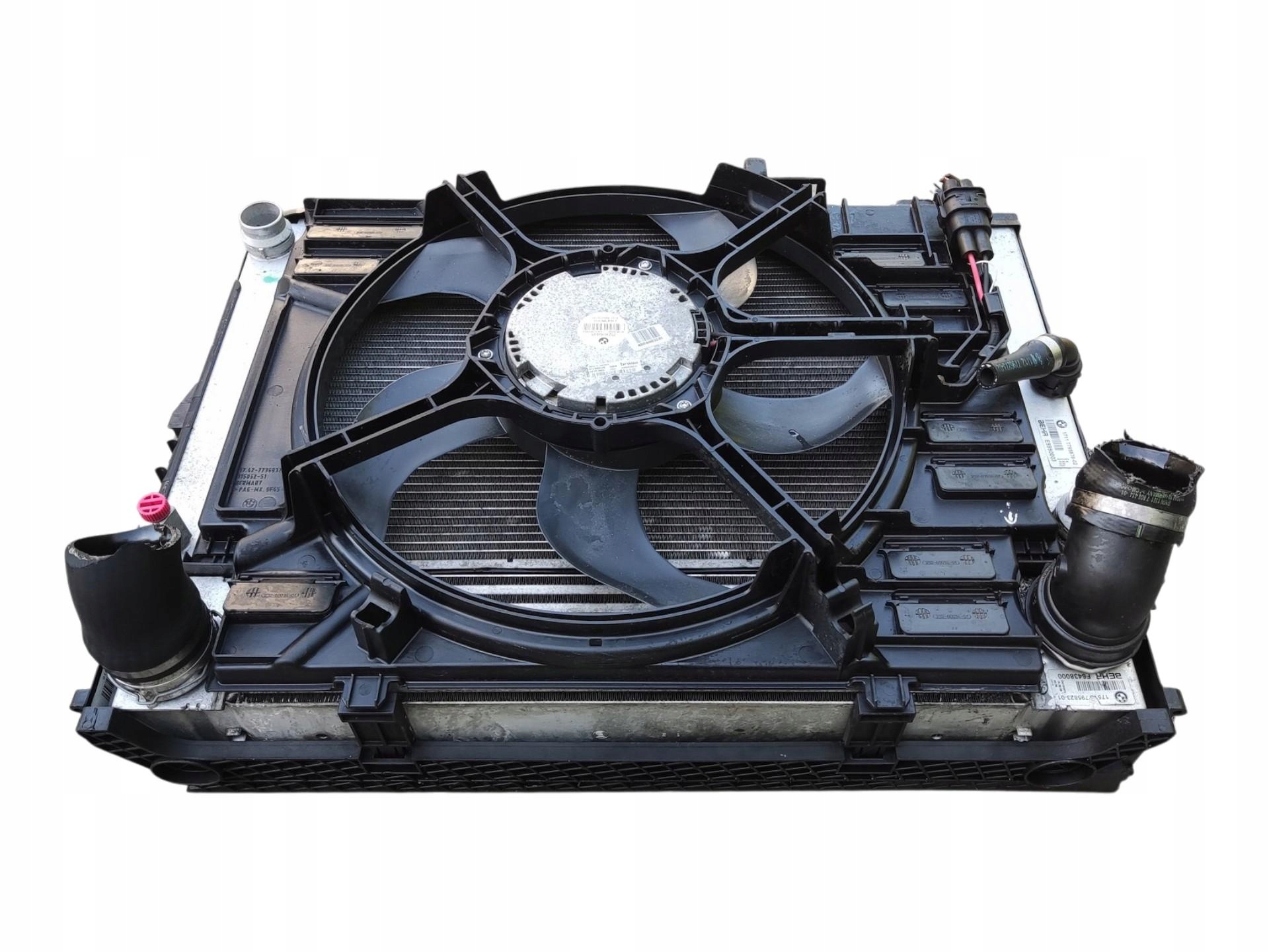 KOMPLET chladiče chladiče ventilátor BMW 5 E60 E61 LIFT LCI 3.0D 2007-2010