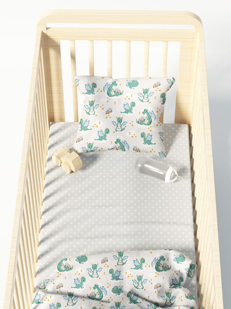 POŚCIEL DO ŁÓŻECZKA 120x60 DZIECIĘCA NIEMOWLĘCA 120X90 cm 2EL BABYMAM EAN (GTIN) 5903672172158