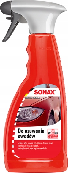 SONAX DO USUWANIA OWADÓW Z SZYB LAKIERU 500 ML
