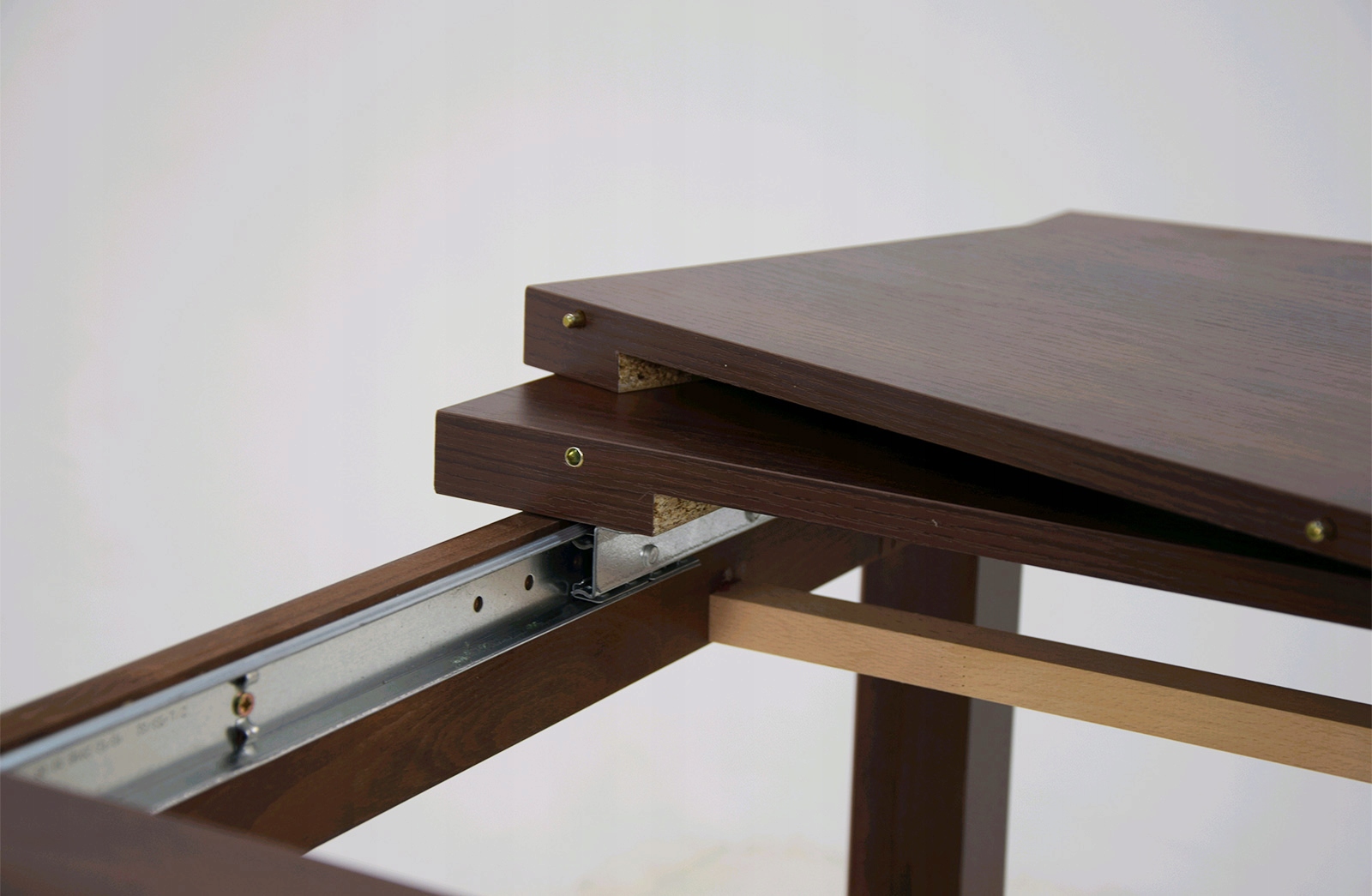 Rozkładany stół 80x120 i 6 krzeseł z drewna kuchni Wysokość siedziska 48 cm