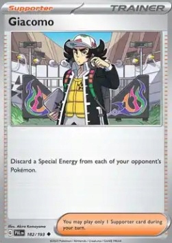 Karty Pokemon (pal 182) Giacomo