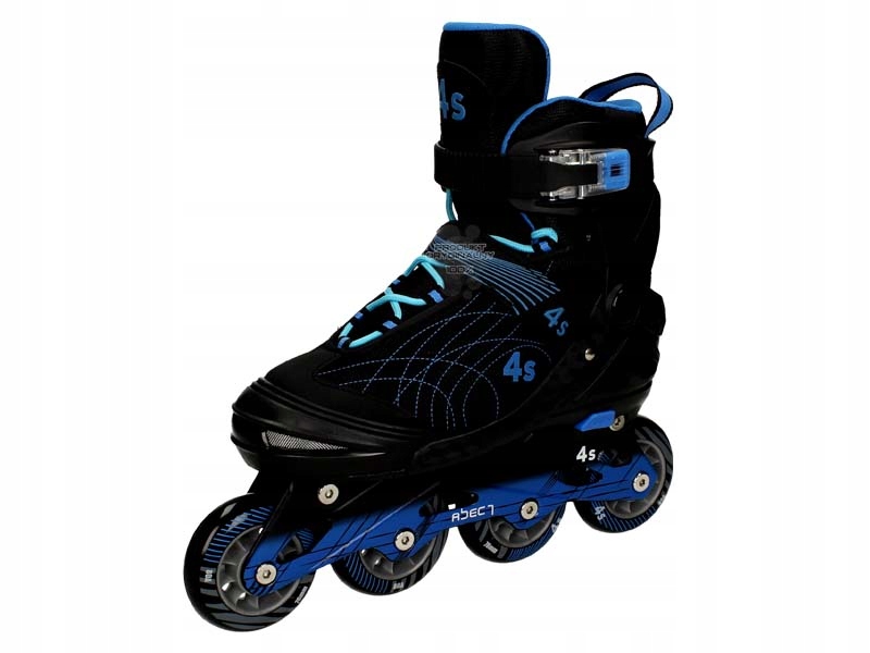 ROLKI łyżworolki REGULOWANE 4s abec7 Carbon- 38-41 Rozmiar 38-41